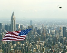 New York City September 9, Fly over Ceremony